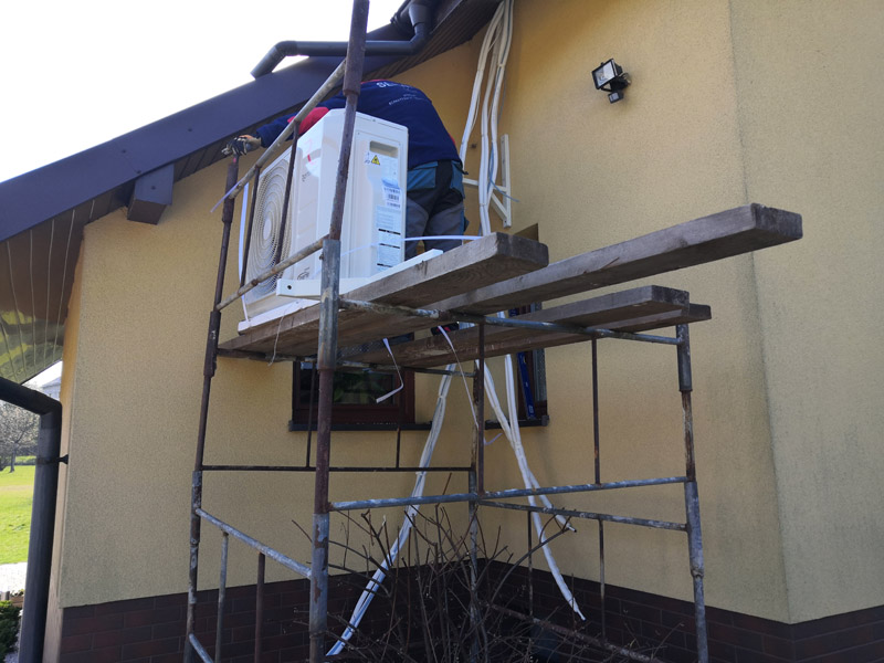 Instalacja klimatyzatora w domku jednorodzinnym w Nowym Targu